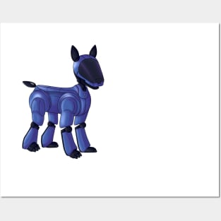 Aibo ERS-210 (Cyber Blue) Posters and Art